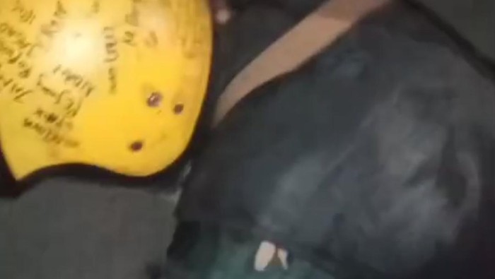 Tangkapan layar video viral begal di Jalan Letjen Ibrahim Adjie Garut