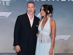 Penampilan Langka Brad Pitt Gandeng Ines de Ramon di Premier Film F1