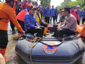 Tangani Banjir, Bupati Sidoarjo Usulkan Peninggian Jalan di Titik Rawan