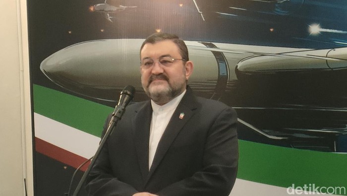 Duta Besar (Dubes) Iran untuk Indonesia, Mohammad Boroujerdi (Dwi R/detikcom)