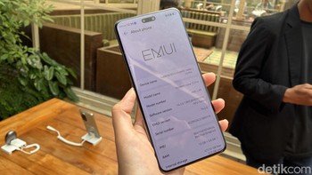 Huawei Nova 13 Pro ditenagai chipset Kirin 8000 dan menjalankan sistem operasi EMUI 14.2. Foto: Virgina Maulita Putri/detikINET
