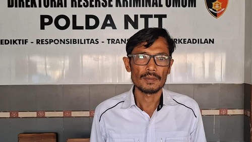 Kasat Reskrim Polres Sumba Barat Daya, AKP I Ketut Ray Artika, saat ditemui di Mapolda NTT, Selasa (17/6/2025). (Yufengki Bria/detikBali)