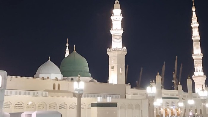 Masjid Nabawi di Madinah (Haris/detikcom)