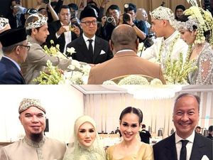 Momen Menteri Agus Gumiwang Jadi Saksi Pernikahan Al Ghazali-Alyssa Daguise