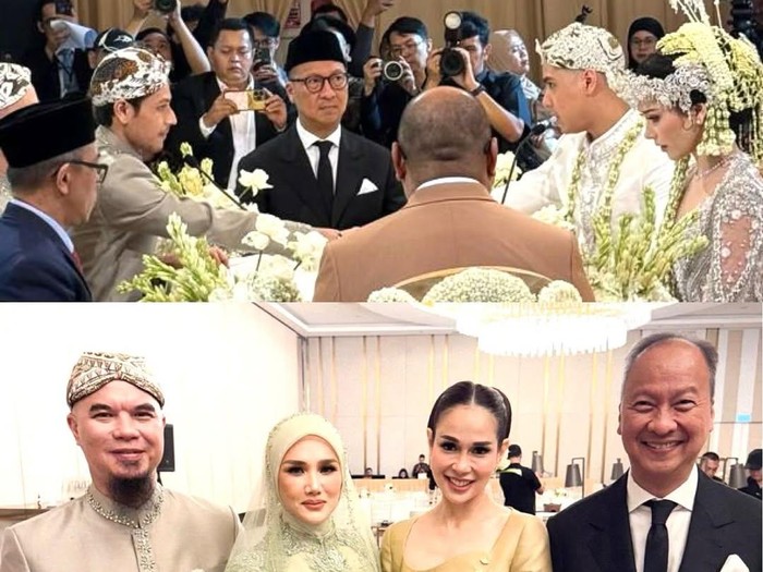 Menteri Perindustrian (Menperin) Agus Gumiwang Kartasasmita menjadi saksi pernikahan putra anggota Komisi X DPR Ahmad Dhani, Al Ghazali dengan Alyssa Daguise. Agus Gumiwang bahagia menjadi bagian dari pernikahan Al Ghazali dan Alyssa.
