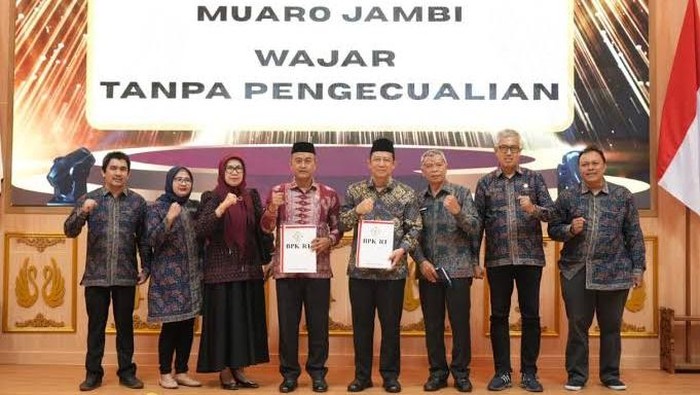 Pemkab Muaro Jambi menerima opini WTP dari BPK RI.