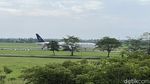 Penampakan Pesawat Saudia Airlines yang Mendarat Darurat di Kualanamu