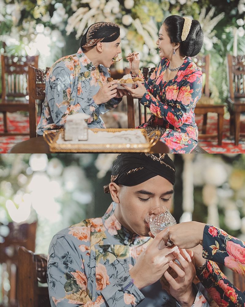 Perhiasan Blue Sapphire Maia Estianty saat Siraman Al Ghazali