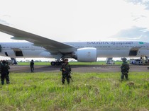 Personel TNI Kodam I/BB Kawal Ketat Pesawat Saudia yang Terima Ancaman Bom
