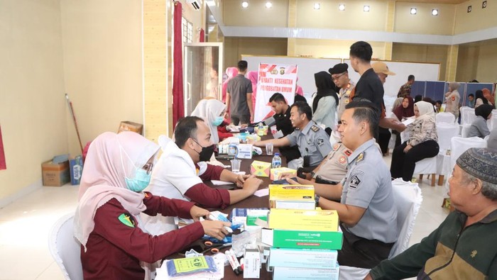 Polres Banyuasin gelar bhakti kesehatan