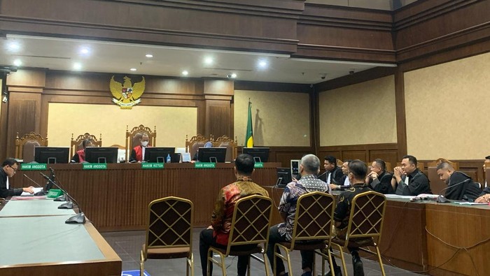 Sidang dakwaan kasus SPJ fiktif (Mulia/detikcom)