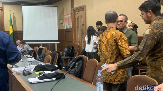 Sidang Tom Lembong. (Mulia Budi/detikcom)