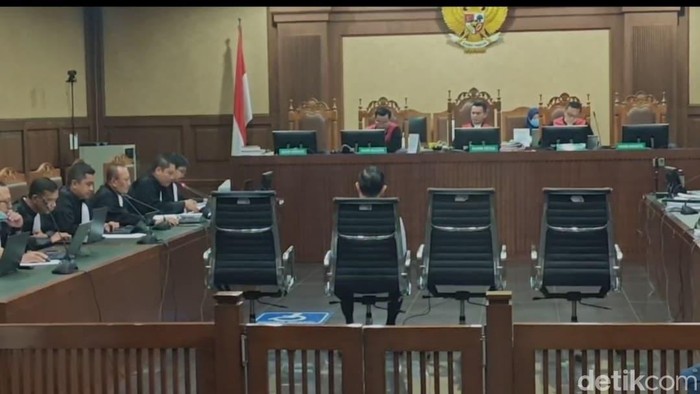Sidang Tom Lembong. (Mulia Budi/detikcom)