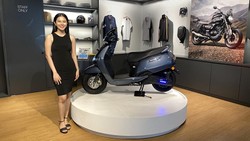 Wujud TVS iCube S yang Meluncur di Indonesia