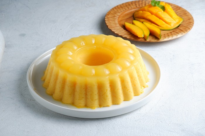 mango pudding,jelly dessert