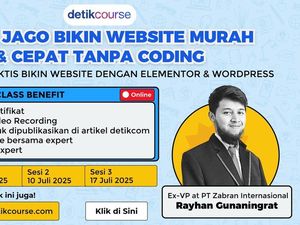 Belajar Rahasia Bikin Website Tanpa Coding Hanya dalam 2 Jam di Kelas detikcourse