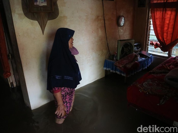 Banjir di Desa Tunggulsari, Kecamatan Tayu, Rabu (18/6/2025).