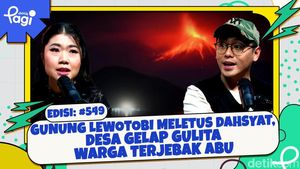 Gunung Lewotobi Meletus Dahsyat, Desa Gelap Gulita-Warga Terjebak Abu