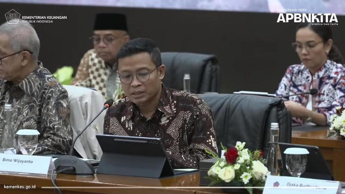 Direktur Jenderal Pajak (Dirjen Pajak) Kementerian Keuangan (Kemenkeu), Bimo Wijayanto (Tangkapan layar YouTube Kemenkeu).