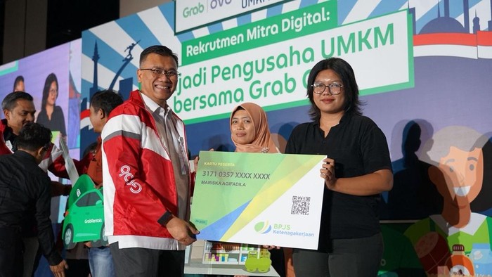 BPJS Ketenagakerjaan (BPJamsostek) menegaskan dukungannya terhadap program Rekrutmen Mitra Digital: Menjadi Pengusaha UMKM Bersama Grab!.