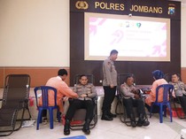 Donor Massal di Polres Jombang Hasilkan 101 Kantong Darah