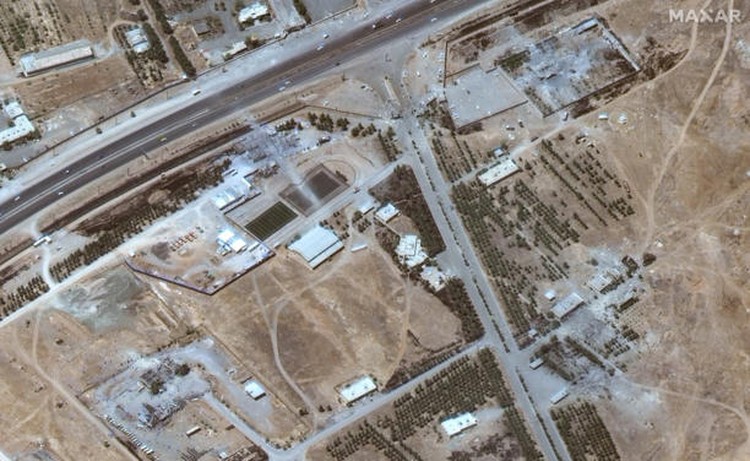 Foto Satelit Kerusakan Iran Foto Satelit Kerusakan Iran
