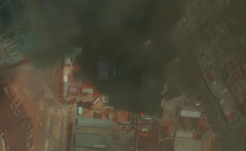 Foto Satelit Kerusakan Iran