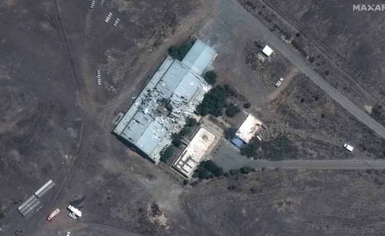 Foto Satelit Kerusakan Iran
