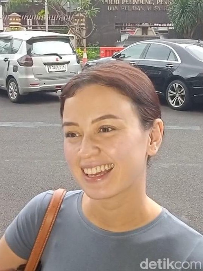 Kimberly Ryder saat ditemui di Polres Jakarta Selatan.