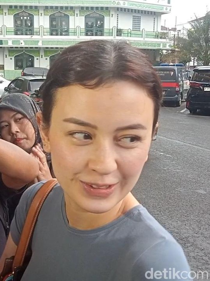 Kimberly Ryder saat ditemui di Polres Jakarta Selatan.