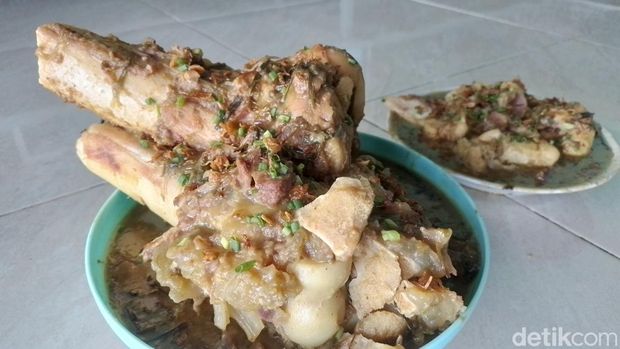 Kuliner kalkod atau kaldu kokod khas Kabupaten Sumenep, Jawa Timur