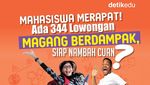 Infografis: Ada 344 Lowongan Magang Berdampak Nih, Mahasiswa Merapat!