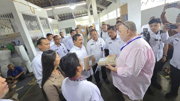 Menteri Imipas Agus Andrianto melakukan kunker ke Lapas Kelas I Semarang, Jawa Tengah (Jateng).