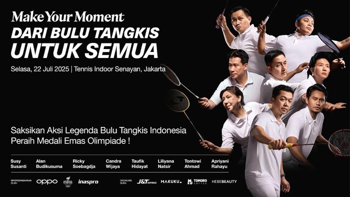 OPPO Indonesia bakal menggelar Make Your Momen: Dari Bulu Tangkis untuk Semua