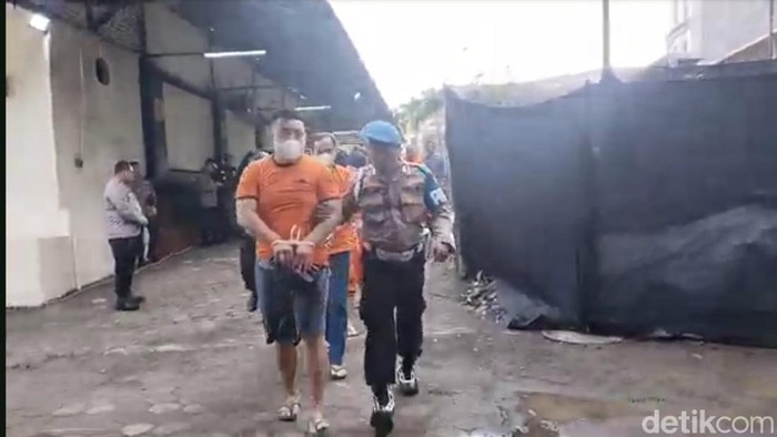 Para tersangka kasus Kasino Bandung