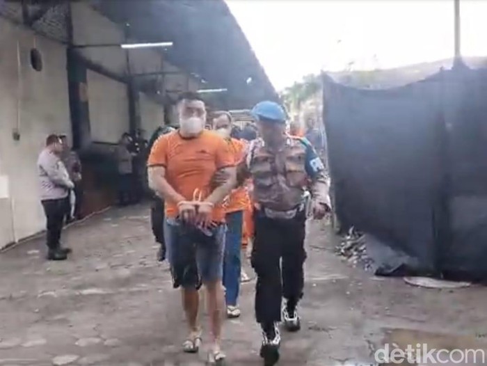 Para tersangka kasus Kasino Bandung