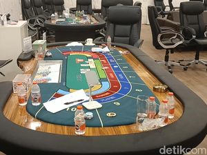 Penampakan Ruangan Mewah Ruko Kasino di Bandung