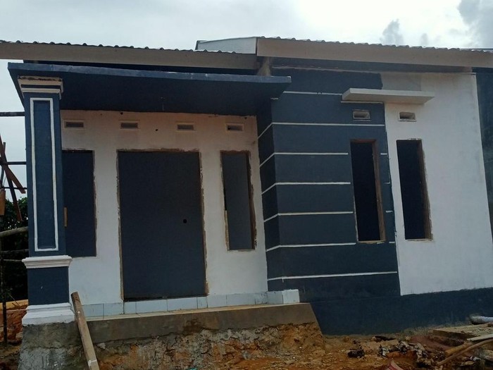 Penampakan rumah di Perumahan Pesona Bumi Arum.
