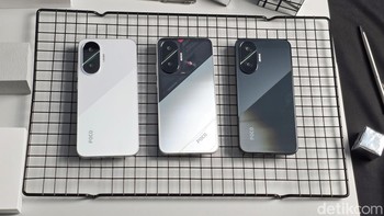 Ini warna White, Cyber Silver Edition dan Black. Foto: Adi Fida Rahman/detikINET