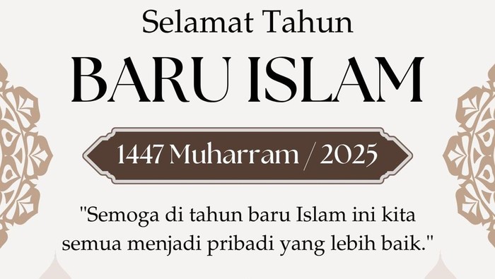 47 Poster Tahun Baru Islam 1447 H/2025 M Gratis dengan Desain Menarik