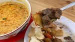 Bang Ebet Racik Soto Oseng Paru dan Tetelan yang Sedap di Gading Serpong