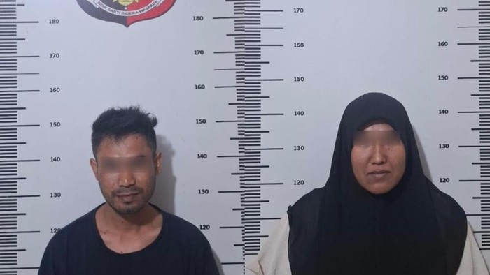 2 pelaku penculikan bayi di Batam. (Istimewa)