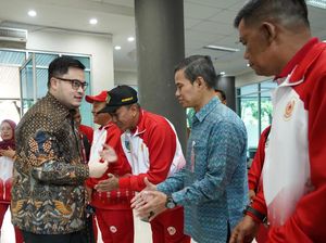 Pesan Mas Dhito Lepas Kontingen Porprov: Kalau Dicurangi, Jangan Balas