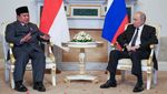 Duduk Dekat Putin, Prabowo Sampaikan Terima Kasih Dukung RI Masuk BRICS