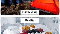 Berharap puncak gunung salju sepi pendaki? Mending jangan terlalu berharap ya detikers (Bored Panda)