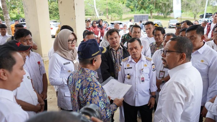 Gubernur Jambi dan Wakil KSP tinjau bangunan Sekolah Rakyat di Tanjabtim