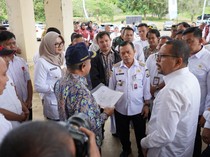 Al Haris dan Wakil KSP Tinjau Persiapan Sekolah Rakyat di Tanjabtim Jambi