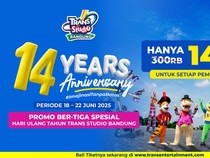 Trans Studio Bandung Ultah, Ada Promo Tiket Rp 140 Ribu dan Wahana Baru!