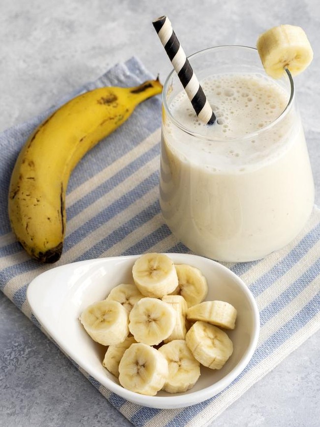 Ilustrasi milkshake pisang