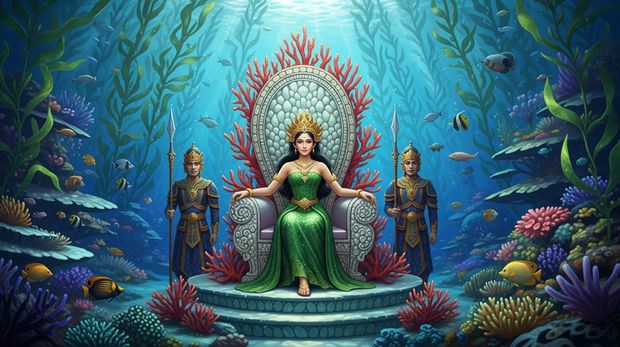 Ilustrasi Nyi Roro Kidul.